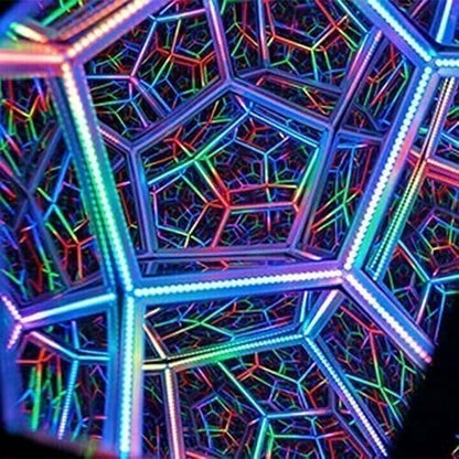 (🎁2024 New Year Hot Sale🎁 49% Off🎁)Infinite Dodecahedron Color Art Light - ADFIRE