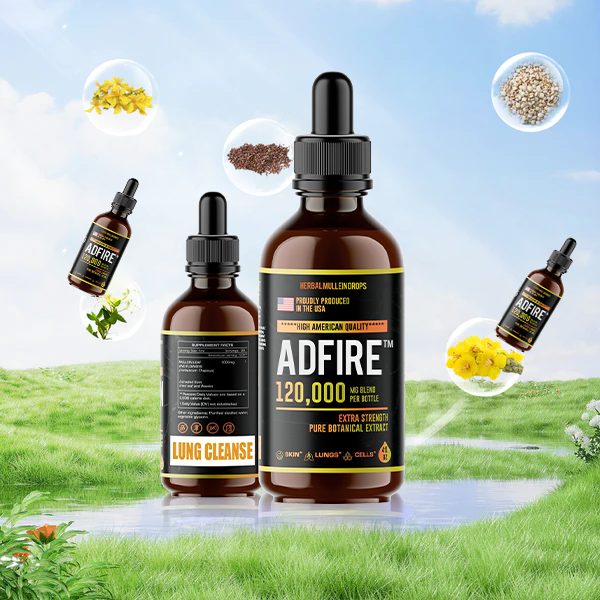 ADFIRE™ Herbal Mullein Drops - Immune Support,Detox & Respiratory Support（🔥Limited Time Discount🔥）