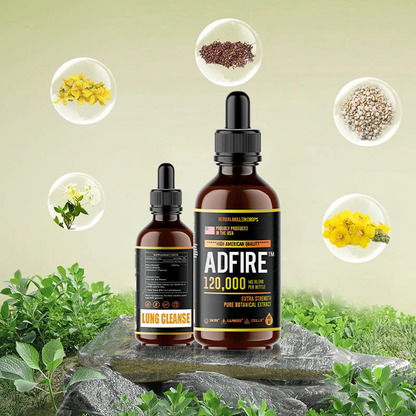 ADFIRE™ Herbal Mullein Drops - Immune Support,Detox & Respiratory Support（🔥Limited Time Discount🔥）